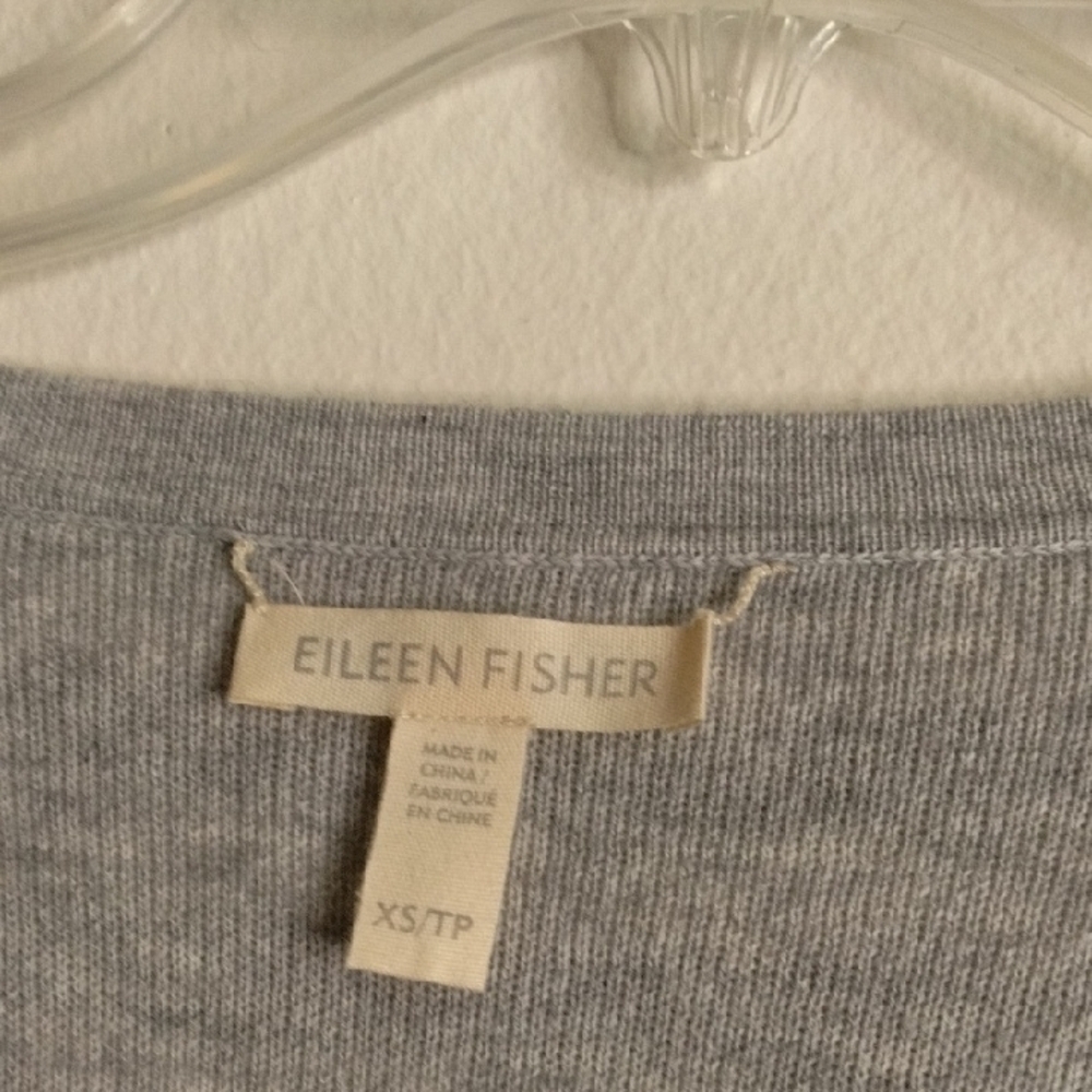 Gray Striped Women's Sweater - Picture 3 of 4